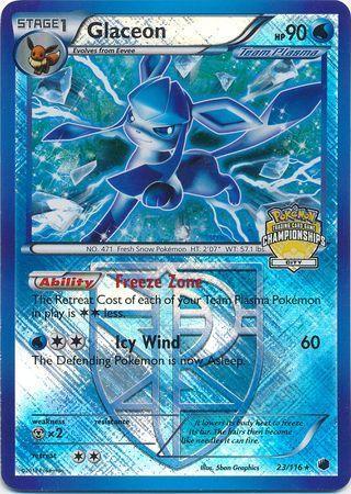 Glaceon (23/116) (City Championship Promo) [Black & White: Plasma Freeze] - for just $14.15! 