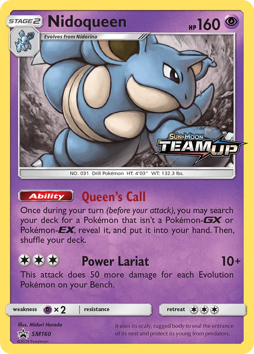 Nidoqueen (SM160) [Sun & Moon: Black Star Promos] - for just $3.20! 
