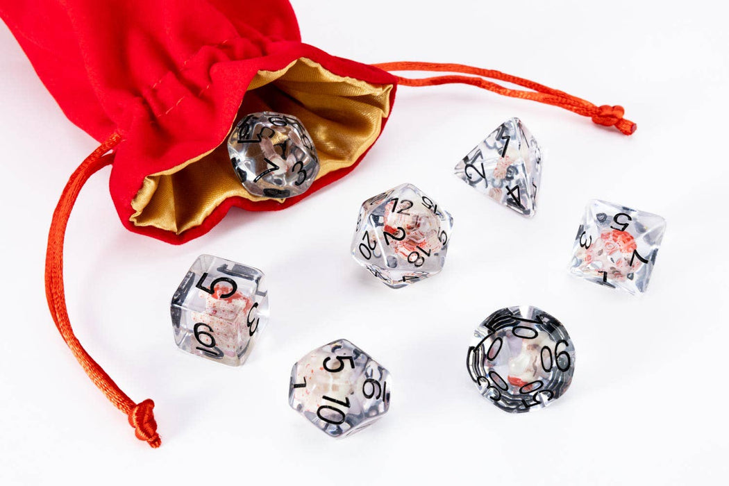 The Walking Dead Dismembered Zombie Resin Poly Dice Set - for just $24.99! 