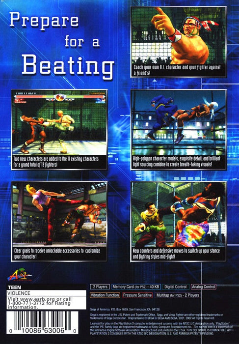Virtua Fighter 4 – PlayStation 2 (PS2) - for just $0! 
