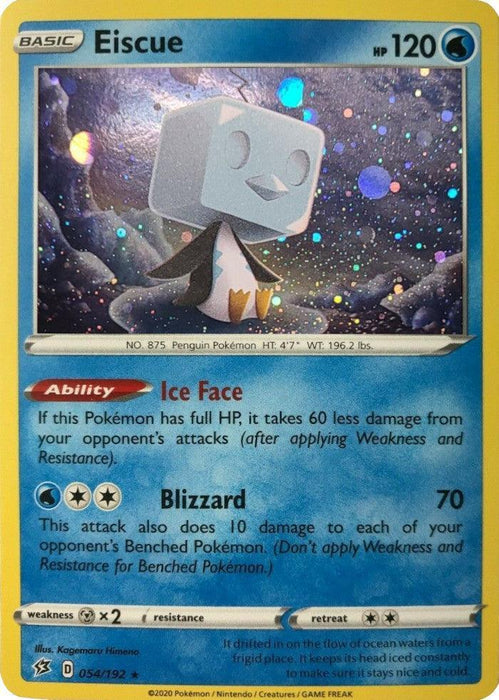 Eiscue (054/192) (Cosmos Holo) [Sword & Shield: Rebel Clash] - for just $0.15! 