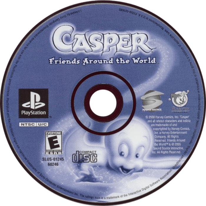 Casper: Friends Around the World – PlayStation 1 (PS1) - for just $0! 