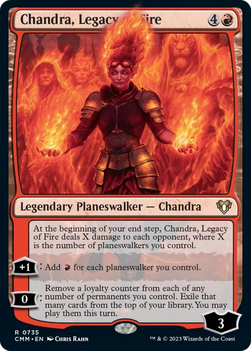 Chandra, Legacy of Fire [Commander Masters] - Just $0.15! Shop now at Retro Gaming of Denver