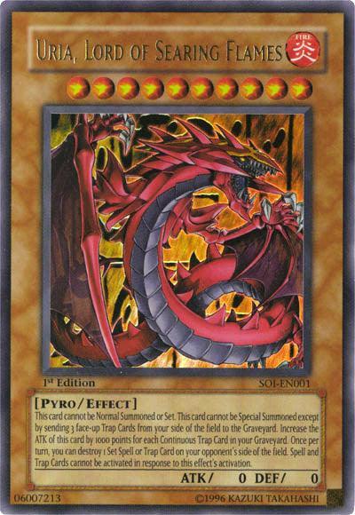 Uria, Lord of Searing Flames [SOI-EN001] Ultra Rare - for just $3.90! 