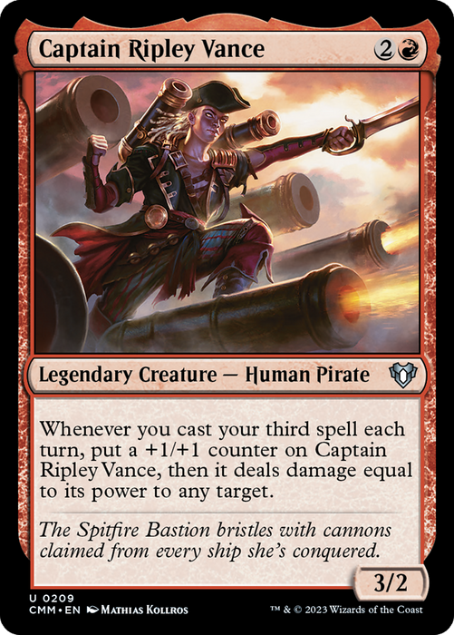 Captain Ripley Vance (CMM-209) - Commander Masters - for just $0.03! 