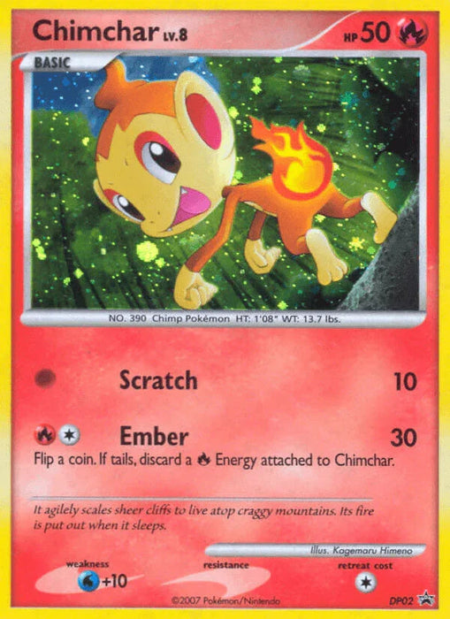 Chimchar (DP02) [Diamond & Pearl: Black Star Promos] - for just $7.35! 
