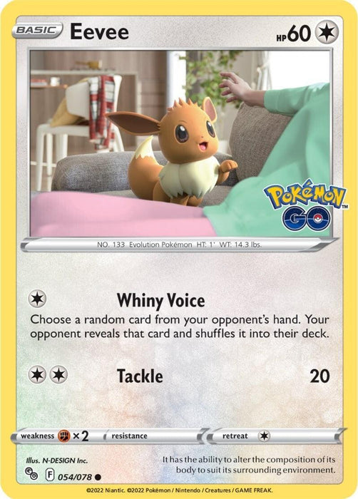 Eevee (054/078) [Pokémon GO] - for just $0.10! 