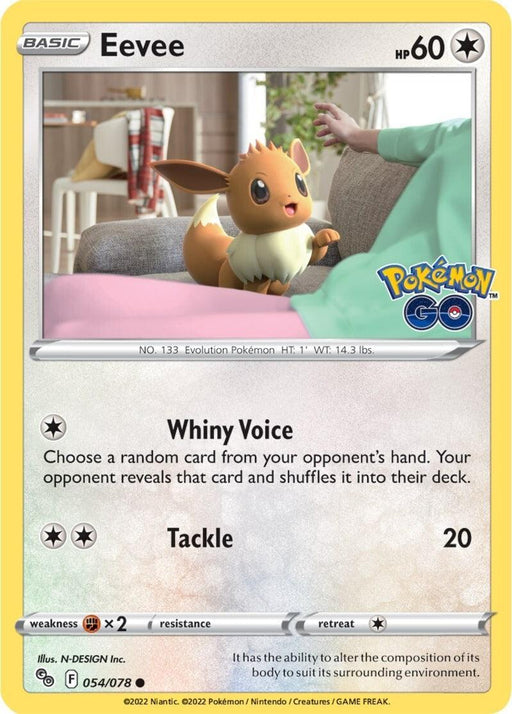 Eevee (054/078) [Pokémon GO] - for just $0.10! 