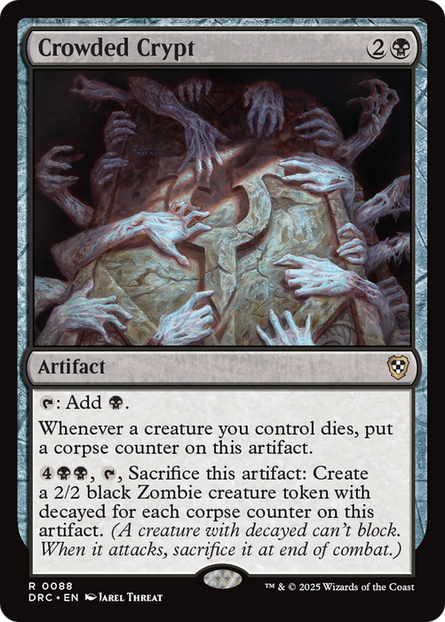 Crowded Crypt (DRC-088) - Commander: Aetherdrift - for just $0.16! 