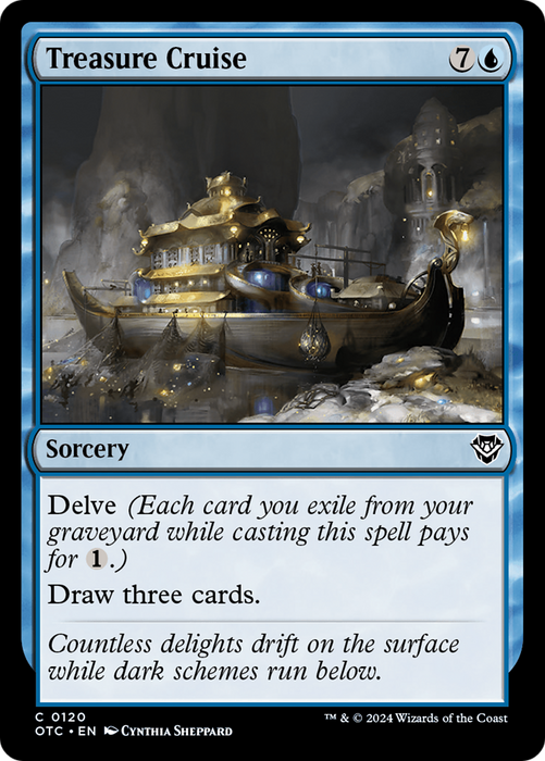 Treasure Cruise (OTC-120) - Outlaws of Thunder Junction Commander - for just $0.11! 