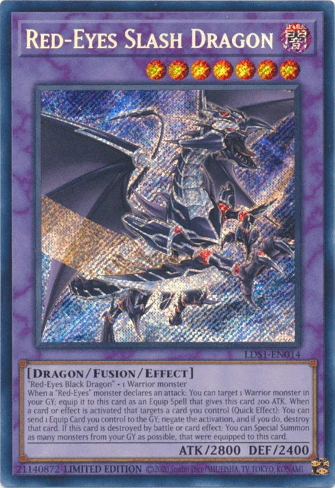 Red-Eyes Slash Dragon [LDS1-EN014] Secret Rare - for just $2.10! 