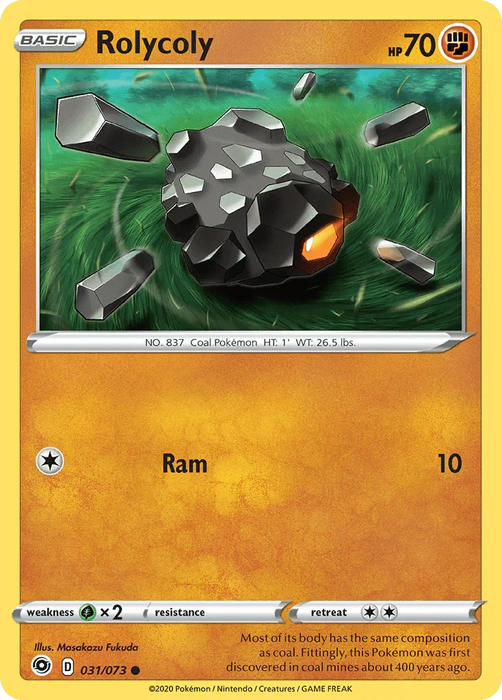 Rolycoly (031/073) [Sword & Shield: Champion's Path] - for just $0.10! 