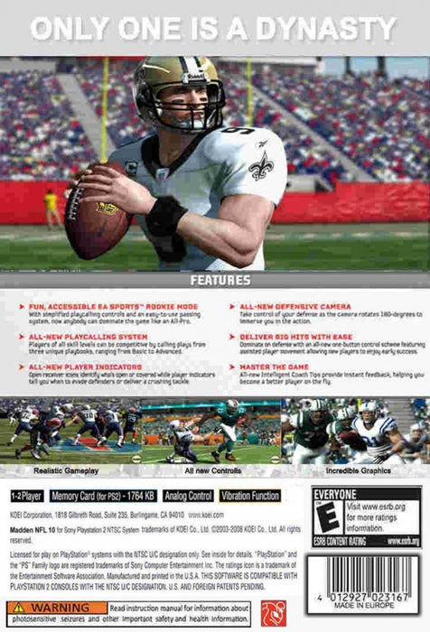Madden NFL 11 – PlayStation 2 (PS2) - for just $10.99! 