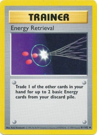 Energy Retrieval (81/102) [Base Set Shadowless Unlimited] - Just $0.35! Shop now at Retro Gaming of Denver