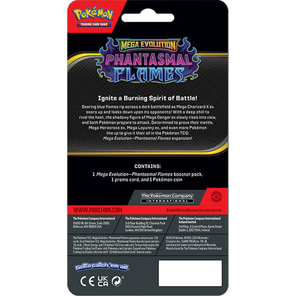 Pokemon: Mega Evolution - Phantasmal Flames Checkline Booster Pack - Whimsicott - for just $10! 
