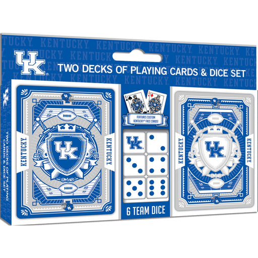 Kentucky Wildcats - 2-Pack Playing Cards & Dice Set - Premium Dice & Cards Sets - Just $19.99! Shop now at Retro Gaming of Denver