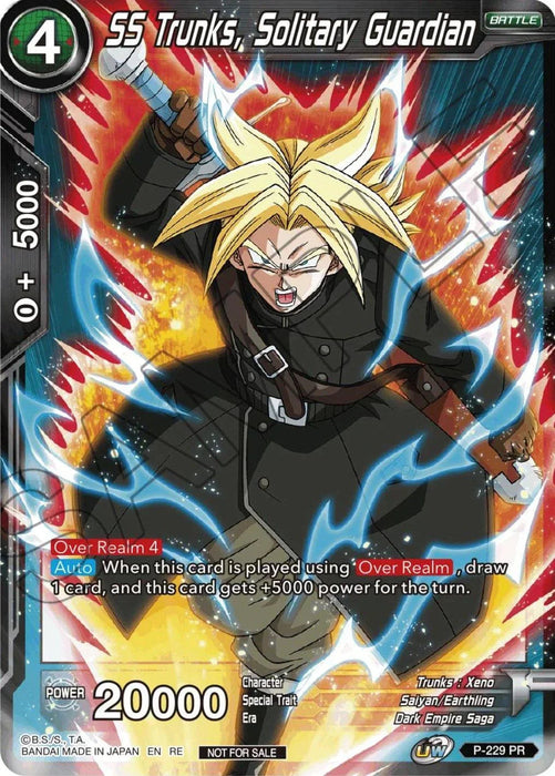 SS Trunks, Solitary Guardian (Championship Selection Pack 2023 Vol.1) (P-229) [Tournament Promotion Cards] - for just $3.20! 