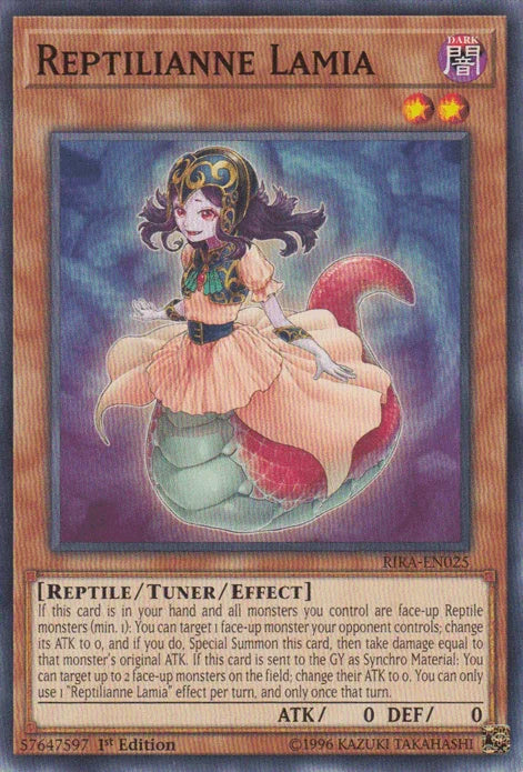 Reptilianne Lamia [RIRA-EN025] Common - for just $0.10! 