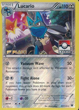 Lucario (63/124) (League Promo 1st Place) [XY: Fates Collide] - for just $64.65! 