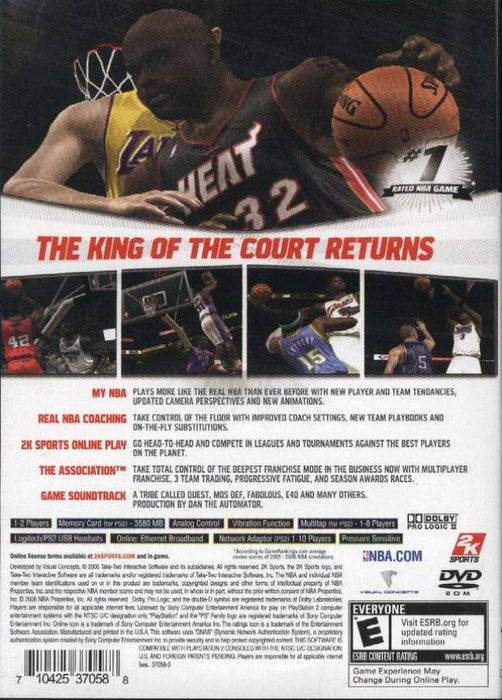 NBA 2K7 – PlayStation 2 (PS2) - for just $0! 