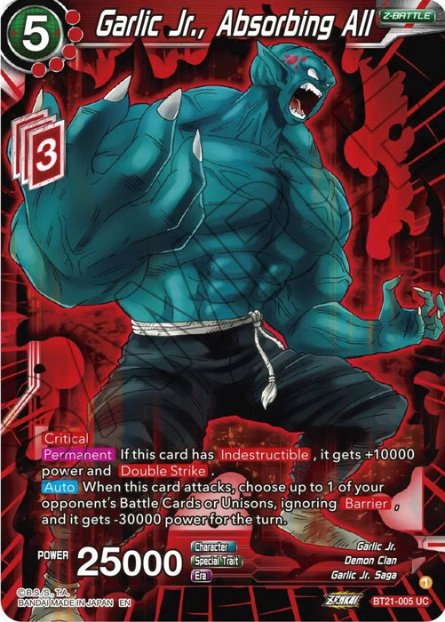 Garlic Jr., Absorbing All (BT21-005) [Wild Resurgence] - for just $0.10! 