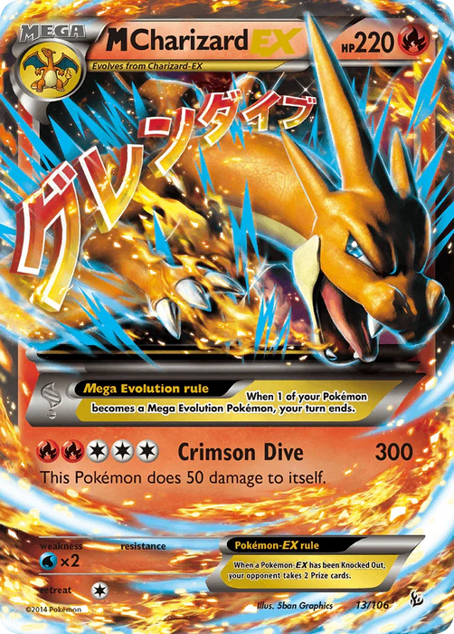 M Charizard EX (13/106) [XY: Flashfire] - for just $26.85! 
