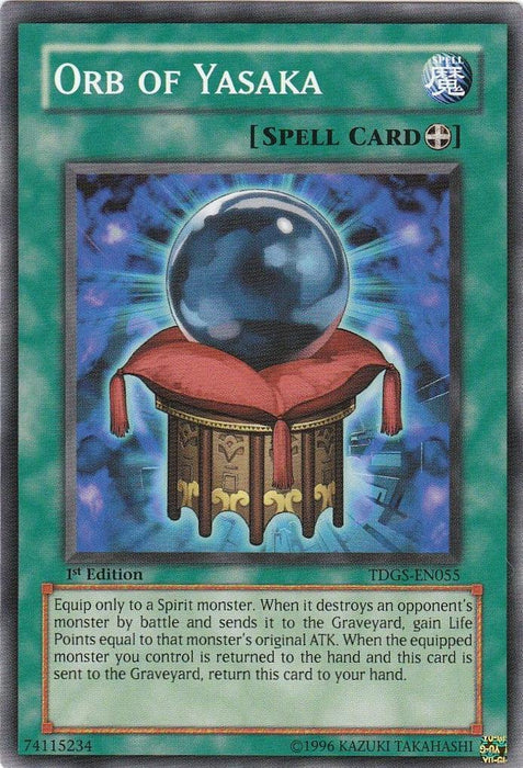 Orb of Yasaka [TDGS-EN055] Common - for just $0.10! 