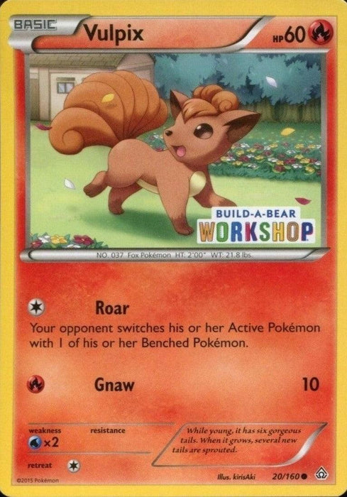 Vulpix (20/160) (Build A Bear Workshop Exclusive) [XY: Primal Clash] - for just $17.30! 