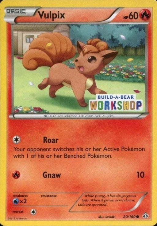 Vulpix (20/160) (Build A Bear Workshop Exclusive) [XY: Primal Clash] - for just $16.45! 