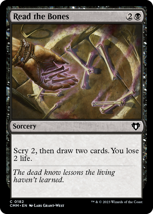 Read the Bones (CMM-182) - Commander Masters - for just $0.07! 