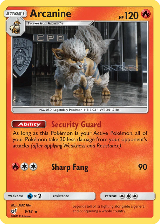 Arcanine (6/18) [Sun & Moon: Detective Pikachu] - for just $1.85! 