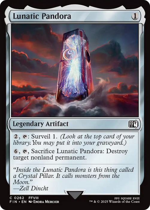 Lunatic Pandora (FIN-262) - FINAL FANTASY Foil - for just $0.07! 