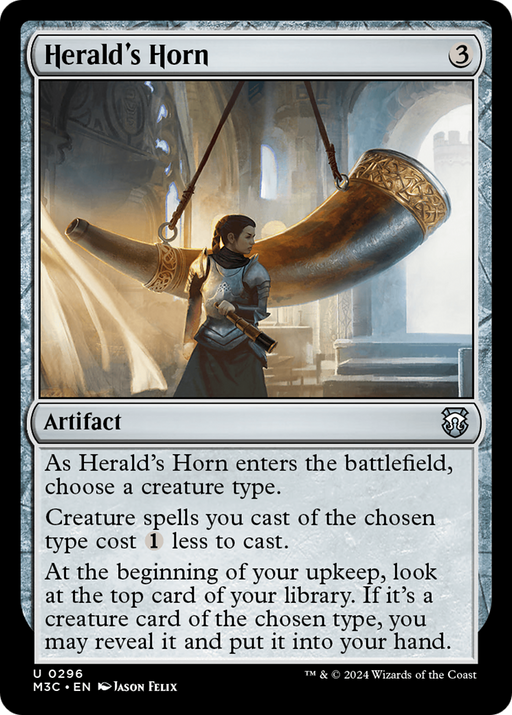 Herald's Horn (Ripple Foil) [Modern Horizons 3 Commander] - Just $5.35! Shop now at Retro Gaming of Denver