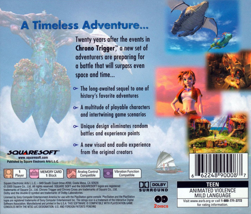 Chrono Cross – PlayStation 1 (PS1) - for just $0! 