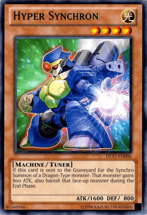 Hyper Synchron (Green) [DL17-EN006] Rare - for just $0.35! 