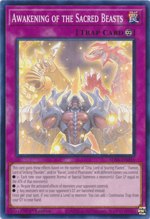 Awakening of the Sacred Beasts [SDSA-EN035] Common - for just $0.20! 