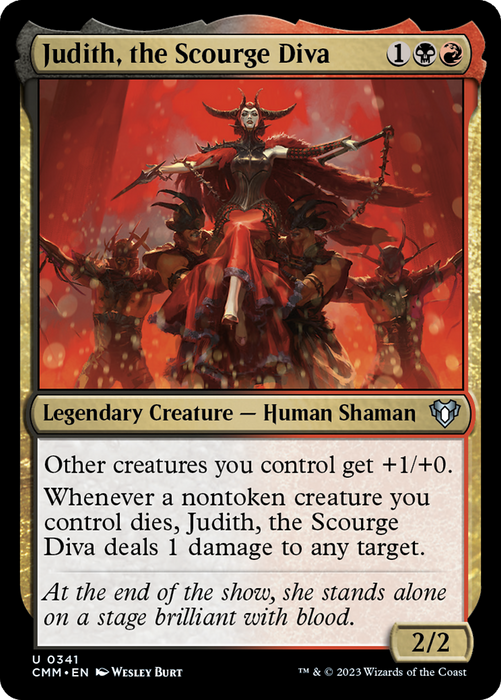 Judith, the Scourge Diva (CMM-341) - Commander Masters - for just $0.05! 