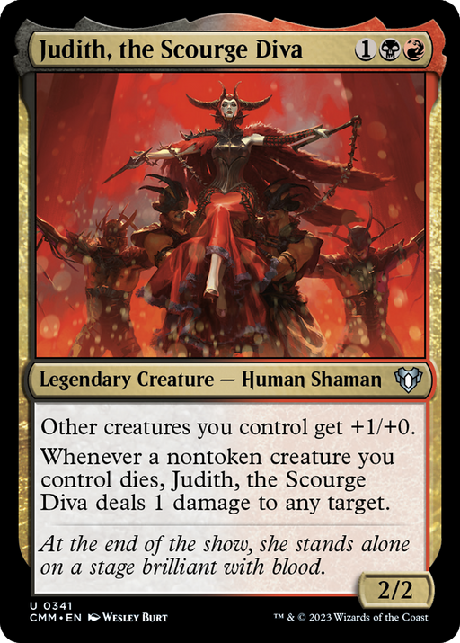 Judith, the Scourge Diva (CMM-341) - Commander Masters - for just $0.05! 