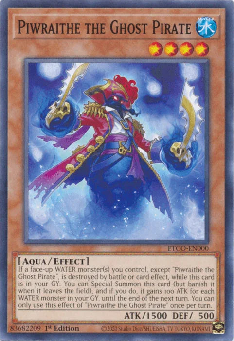 Piwraithe the Ghost Pirate [ETCO-EN000] Common - for just $0.10! 