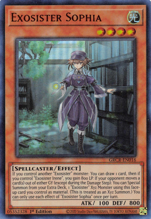 Exosister Sophia [GRCR-EN016] Ultra Rare - for just $1.25! 