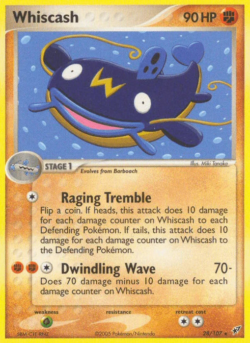 Whiscash (28/107) [EX: Deoxys] - for just $0.50! 