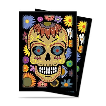 Ultra PRO: Standard 50ct Sleeves - Dia De Los Muertos (Yellow Skull) - Just $0! Shop now at Retro Gaming of Denver