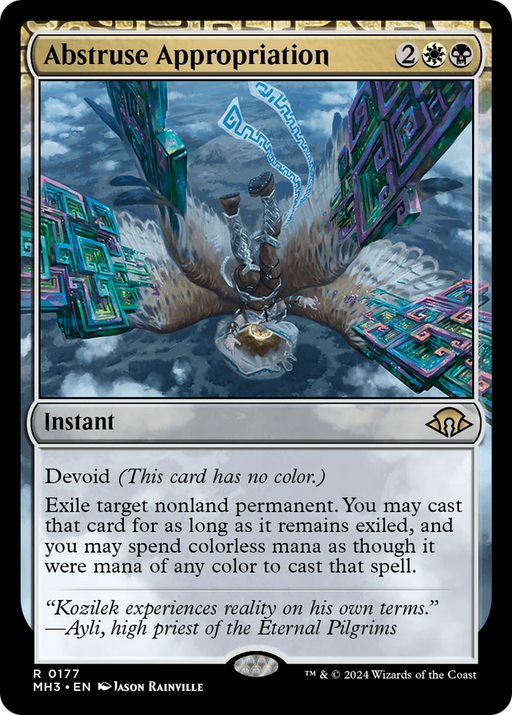 Abstruse Appropriation (MH3-177) - Modern Horizons 3: (devoid) - for just $0.10! 