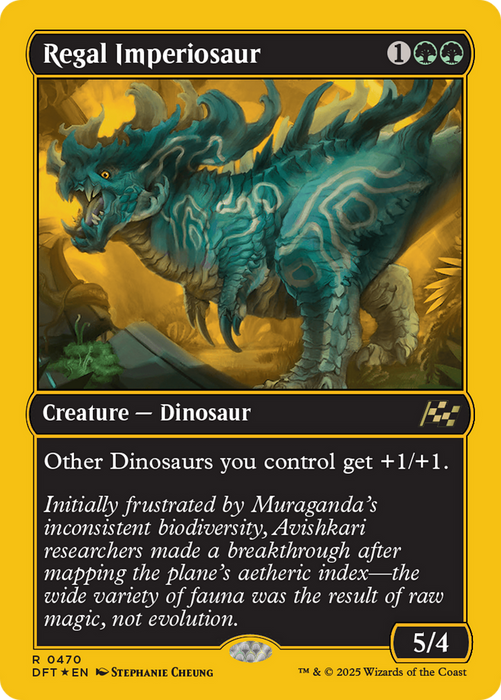 Regal Imperiosaur (DFT-470) - Aetherdrift Foil - for just $1.60! 