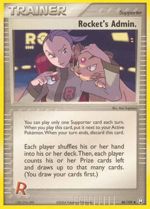 Rocket's Admin. (86/109) [EX: Team Rocket Returns] - for just $8.90! 
