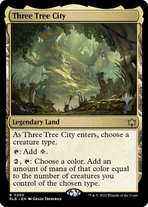 Three Tree City (PPBLB-260) - Bloomburrow Promos - for just $6.58! 