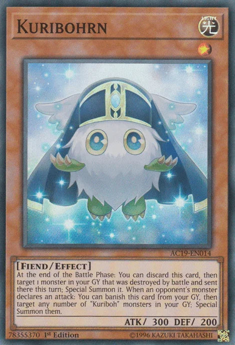 Kuribohrn [AC19-EN014] Super Rare - for just $0.45! 