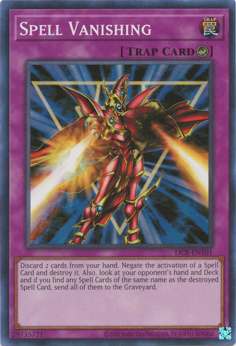 Spell Vanishing (25th Anniversary) [DCR-EN101] Super Rare - for just $2.60! 