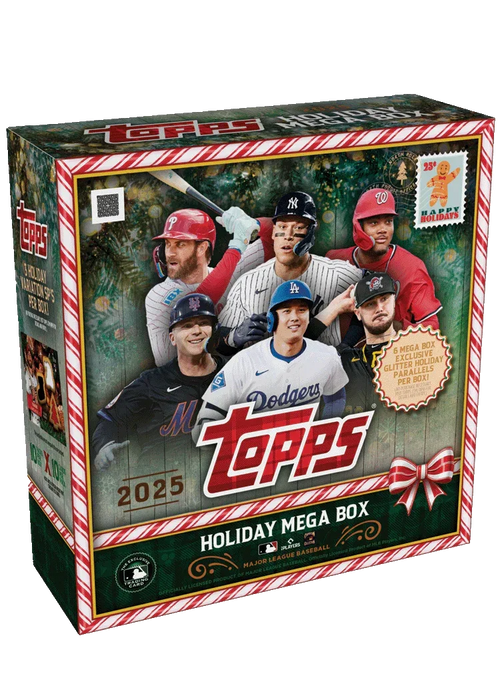 2025 Topps Holiday Baseball - Mega Box - for just $40! 