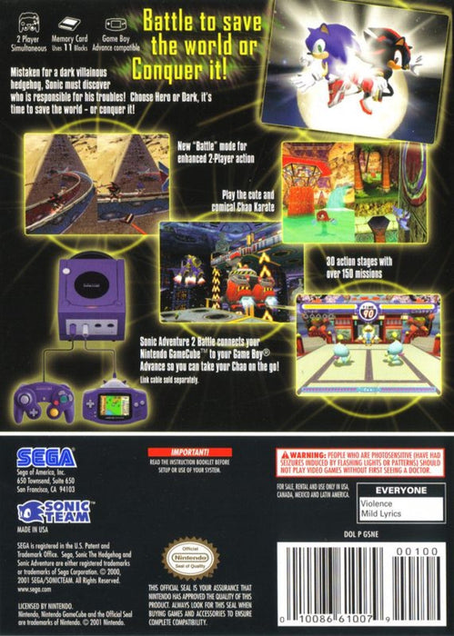 Sonic Adventure 2: Battle [Players Choice] – GameCube (GC) - for just $70.99! 
